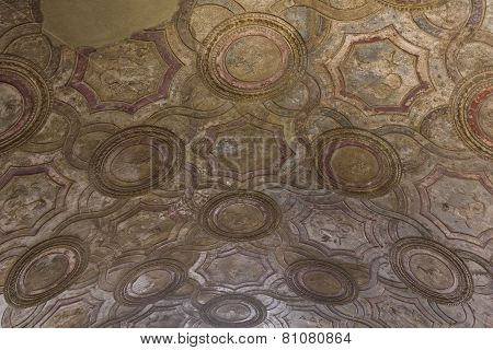 Stabian Thermal Baths ceiling detail