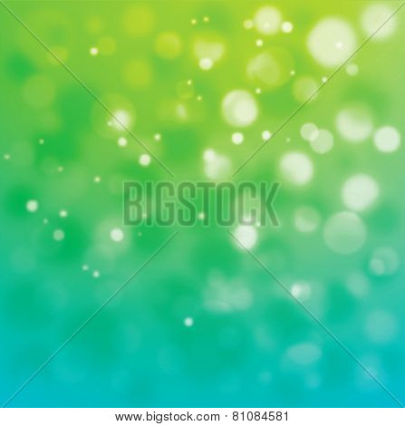 Blurry green background