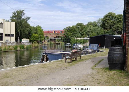 Wey navigazione. Guildford. Surrey.
