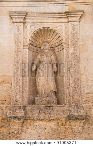 Church of St. Chiara. Matera. Basilicata. Southern Italy.