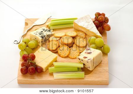 Käse und Cracker