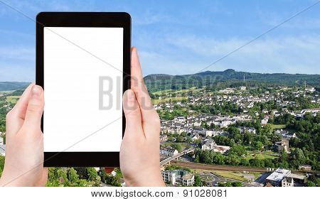 Tourist Photographs Town Gerolstein, Germany