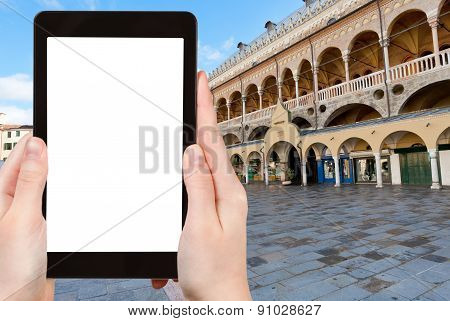 Tourist Photographs Of Piazza Delle Erbe, Padua