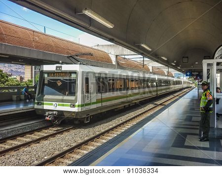 Subway Of Medellin Colombia