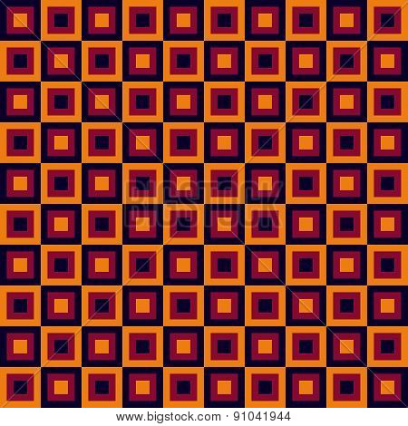 Seamless geometric pattern with colorful squares