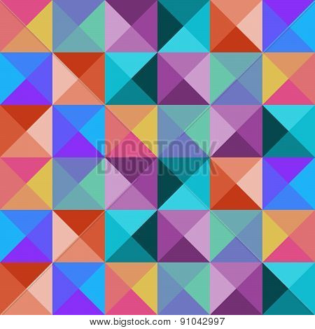 Bright seamless mosaic pattern.