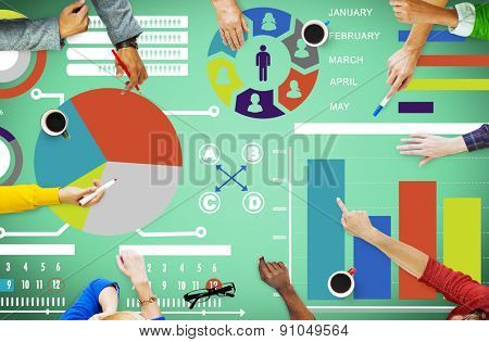Bar Graph Chart Data Information Inforgraphic Report Concept