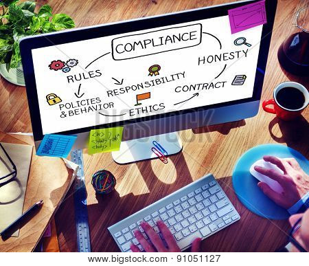 Compliance Rules Responsibility Legal Agreement Concept