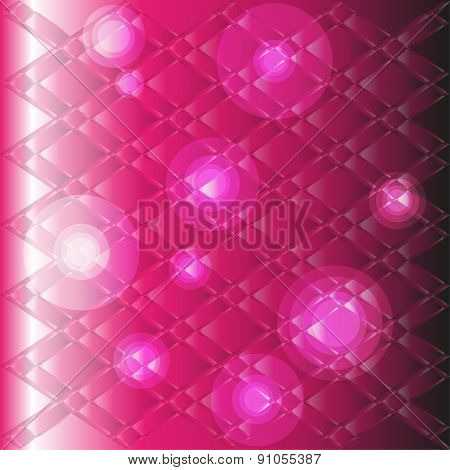 Pink modern technology background with dots