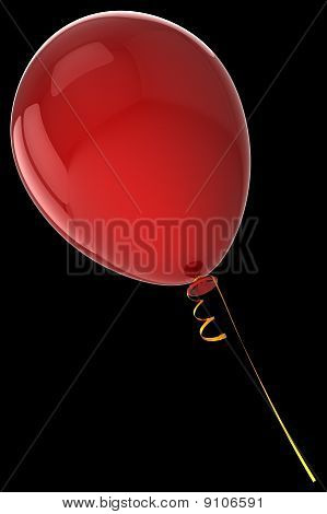 Red Helium Ballon (Hallo Res)