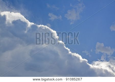 Blue And White Cloud Sky