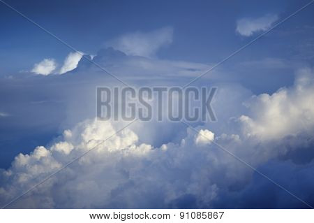Blue And White Cloud Sky