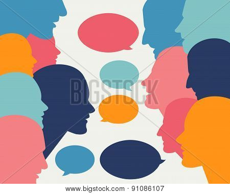 People Profile Heads.