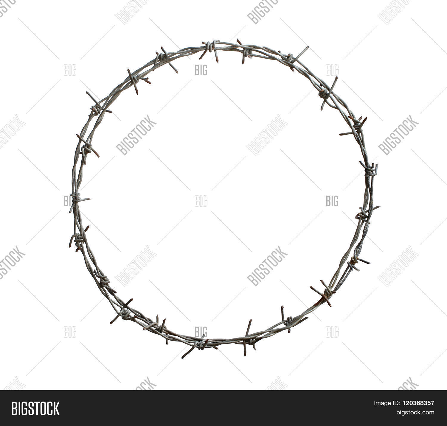 Barbed Wire Circle Image & Photo (Free Trial) Bigstock