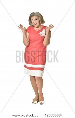 portrait of senior woman
