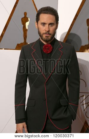LOS ANGELES - FEB 28:  Jared Leto at the 88th Annual Academy Awards - Arrivals at the Dolby Theater on February 28, 2016 in Los Angeles, CA
