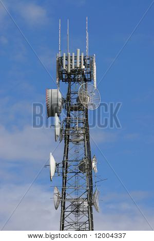 Mástil de teléfono celular