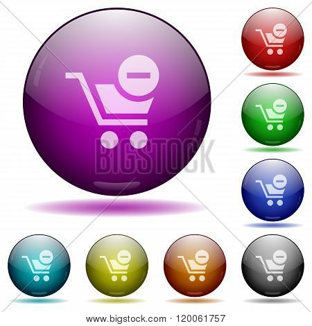 Remove From Cart Glass Sphere Buttons