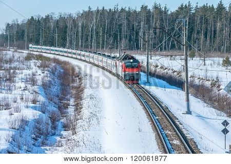 Modern High-speed Train.