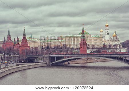 View of Moscow Kremlin - Russia