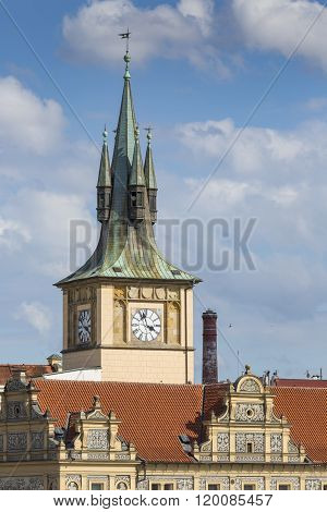 View Of The Tyn Church In Prague