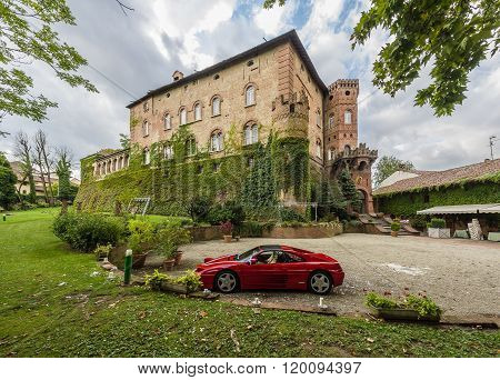Royal Castle Of Oviglio In Piedmont