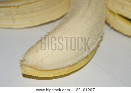 Peeled banana