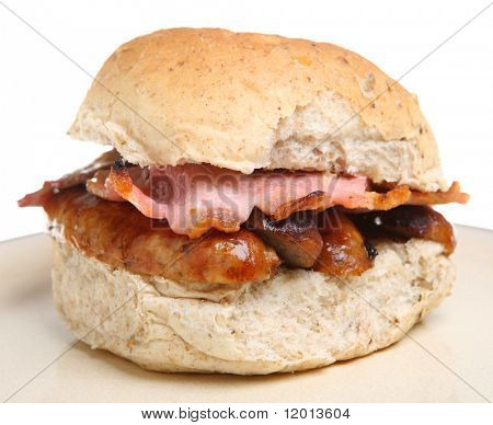 Wurst und Speck roll