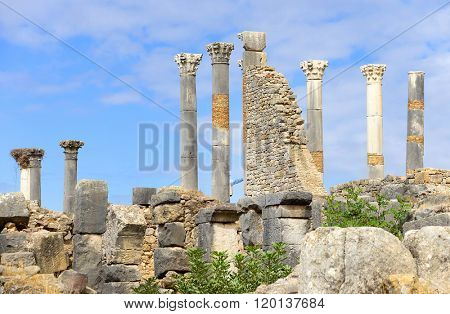 Roman Empire ruins of Volubilis, Morocco, Africa