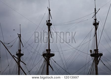 Yksityiskohta Neptune Galleon