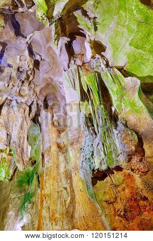 Benidoleig Cueva Calaveras cavern in Alicante at Spain