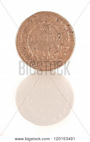 gold very old coin