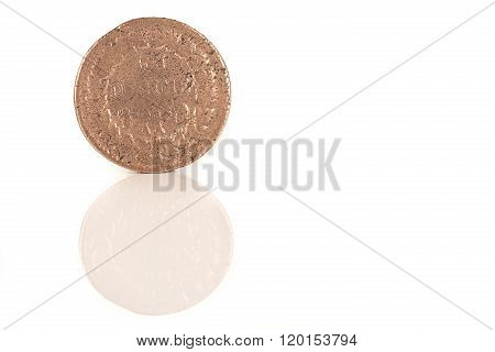 gold very old coin
