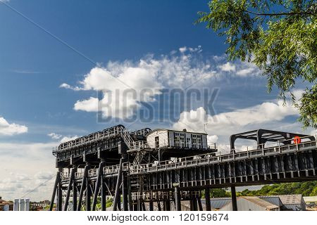 Upper trough of the Anderton Boat Lift which raises narrowboats between River Weaver the Trent and Mersey Canal. England United Kingdom.
** Note: Soft Focus at 100%, best at smaller sizes