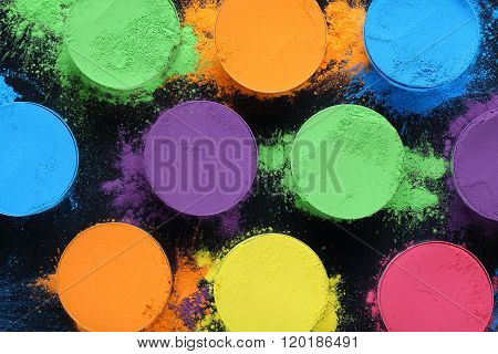 Indian Holi festival colours