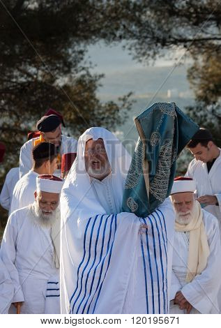 Nablus, Israel - April ,2015, Samaritan Community