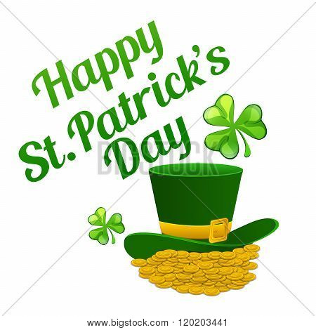 St.Patrick's Day background. Vector illustration