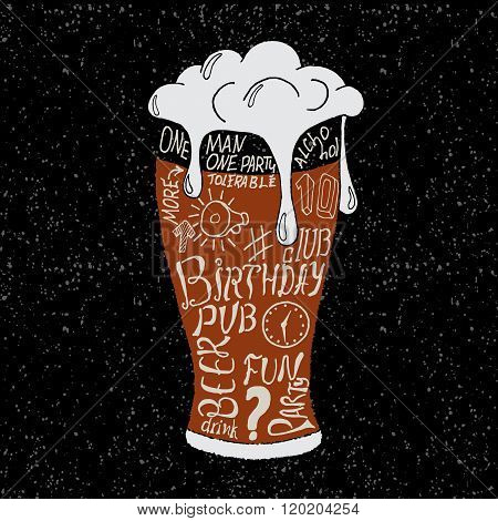 Glass of beer