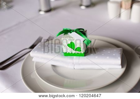 Bonbonniere On A Napkin