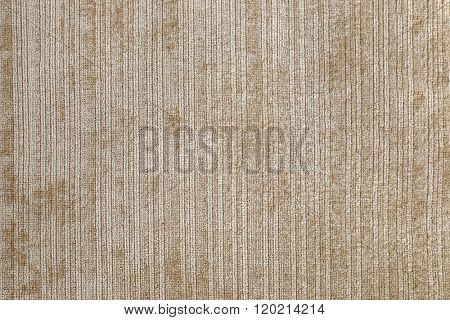 Closeup background photo of fabric texture of chenille in dark yellow shade