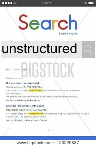 Unstructured Complexity Messy Organization Management Concept