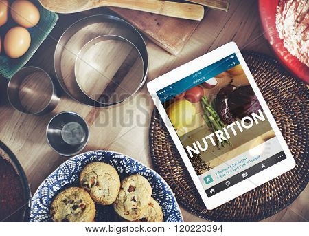 Eat Well Nutrition Healthy Food Organic Concept