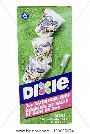 Box Of Dixie Drinking Cups
