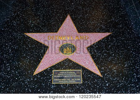 Disneyland Hollywood Star