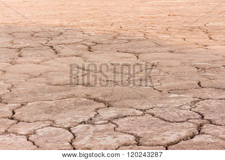 Cracked groundDry land. Cracked ground backgroundDry cracked ground filling the frame as background