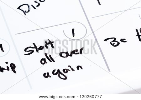 Start All Over Again