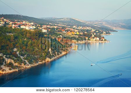 Beautiful View From The Maslenica Bridge, Croatia