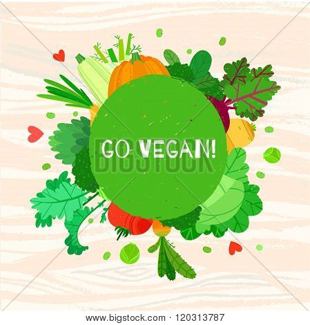 cartoon style vegetable