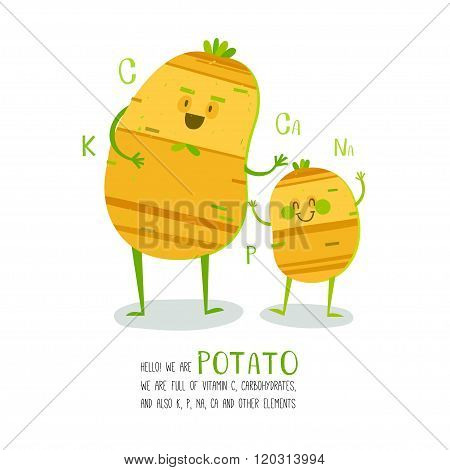 cartoon style vegetable