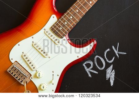 Electric Guitar Rock Music Background